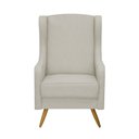 Ver imagem 3 de Poltrona de Amamentação Giovana sem Puff Bebê Completo: Boucle Natural