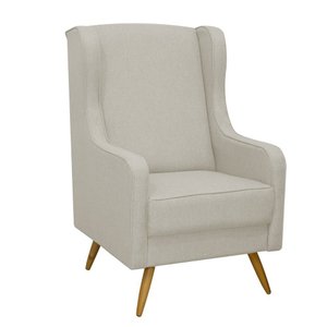 Poltrona de Amamentação Giovana sem Puff Bebê Completo: Boucle Natural
