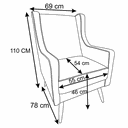 Ver imagem 5 de Poltrona de Amamentação Giovana sem Puff Bebê Completo: Boucle Natural