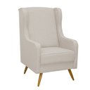 Ver imagem 6 de Poltrona de Amamentação Giovana sem Puff Bebê Completo: Boucle Natural