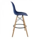 Ver imagem 5 de Kit 2 Banquetas Dsw-m Eames Azul/Bic