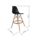 Ver imagem 4 de Kit com 2 Banquetas Altas Dsw-m Eames