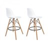 Kit com 2 Banquetas Altas Dsw-m Eames - 1