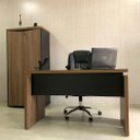 Ver imagem 7 de Mesa Operacional para Escritório 1250 Y37 | Artany:nogal/preto