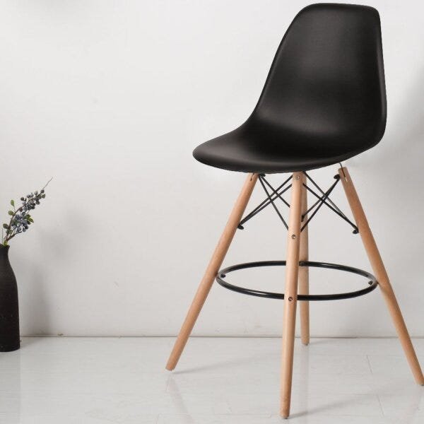 Kit com 2 Banquetas Altas Dsw-m Eames - 3