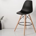 Ver imagem 3 de Kit com 2 Banquetas Altas Dsw-m Eames Preto
