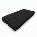 Ver imagem 4 de Colchão Dobrável Solteiro Duas Partes para Casas, Apartamentos, Camping e Viagens .