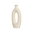 Ver imagem 3 de Vaso Decorativo de Mesa Bege Decoração de Sala Taj Petra 47x21x8,5 cm