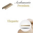 Ver imagem 2 de Kit 5 Puxador Porta Gavat Móveis Cozinha Drop Alúminio 200mm - Champanhe