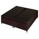 Ver imagem 6 de Base Cama Box Baú Casal Queen 158cm Hit I02 Corano Marrom - Mpozenato