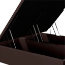 Ver imagem 3 de Base Cama Box Baú Casal Queen 158cm Hit I02 Corano Marrom - Mpozenato