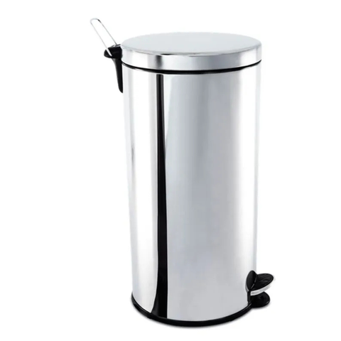 Lixeira Inox Polido com Pedal 30l Linha Decorline Brinox