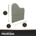 Ver imagem 6 de Cabeceira Solteiro Estofada para Cama Box em Bouclé