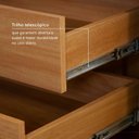 Ver imagem 7 de Guarda-Roupa Casal 5 Portas 4 Gavetas MDF 200cm Supremo Yescasa Off White Freijó/Areia
