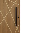 Ver imagem 3 de Porta de Correr Agatha Trilho Soft Pux. Tubolar Preto 1.10 X 2.10 Lado Esquerdo – Hale