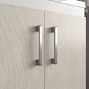 Ver imagem 4 de Gabinete de Banheiro 80cm com Lavatório Ref 680 Cewal - Branco/arenito