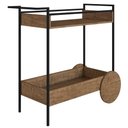 Ver imagem 1 de Carrinho Bar 2 Caixas Vermont Base Preta Artesano