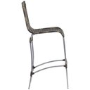 Ver imagem 4 de Conjunto de 6 Banquetas Haiti em Alumínio para Cozinha, Bistrô, Edícula Trama