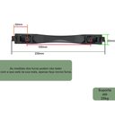 Ver imagem 2 de Alça para Mala de Viagem Retrátil Executiva Cinza