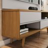 Conjunto para Sala Rack NT1180 e Painel de TV NT1185 Freijó/Off White Notável Móveis - 2