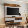 Conjunto para Sala Rack NT1180 e Painel de TV NT1185 Freijó/Off White Notável Móveis - 1