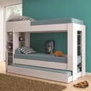 Ver imagem 1 de Treliche Solteiro com Porta e Nichos para Colchão de 78cm