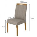 Ver imagem 3 de Cadeira Madeira Maciça Betina Liptus