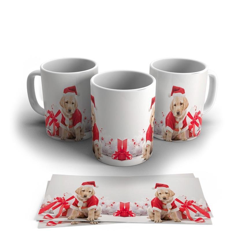 Caneca Personalizada De Natal Com Mascotes - 4867 - 2