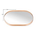 Ver imagem 6 de Espelho Oval com Moldura 80 x 50 x 4 Dourado