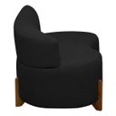 Ver imagem 3 de Sofá Orgânico Namoradeira 3 Lugares Feijão Thor 200cm Bouclê:preto