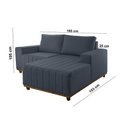 Ver imagem 5 de Sofá Boreal de 185cm B25 Chaise Lado Direito Meu Sofá Online