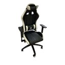 Ver imagem 2 de Cadeira Gamer Ergonômica com Revestimento em Couro Sintético Ajuste de Altura Preto