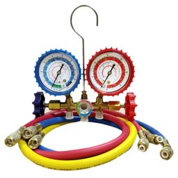 MANIFOLD PARA REFRIGERAÇÃO COM MANGUEIRA 90CM WWSOLDAS - 1