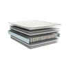 Colchão Casal Molas Ensacadas Inverno e Verão Marrom Kappesberg 120kg 1,38x1,88x0,30 - 3