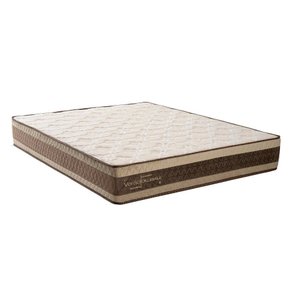 Colchão Casal Molas Ensacadas Inverno e Verão Marrom Kappesberg 120kg 1,38x1,88x0,30