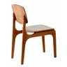 Conjunto com 2 Cadeiras Malta em Madeira Maciça para Sala de Jantar Moderna Mobília - 5