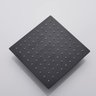 CHUVEIRO DUCHA QUADRADO PRETO FOSCO 20X20cm - 6