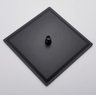 CHUVEIRO DUCHA QUADRADO PRETO FOSCO 20X20cm - 2