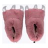 Pantufa 3d Pata de Dinossauro T-rex Fashion Rosa Garra Prateada Desenho:dinossauro;tamanho:m;cor:ros - 2