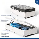 Ver imagem 6 de Cama Box Baú com Colchão Ortopédico Ortobom de Espuma D33 Iso 100 Solteiro 78cm