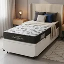 Ver imagem 2 de Cama Box Baú com Colchão Ortopédico Ortobom de Espuma D33 Iso 100 Solteiro 78cm