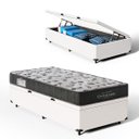 Ver imagem 1 de Cama Box Baú com Colchão Ortopédico Ortobom de Espuma D33 Iso 100 Solteiro 78cm