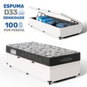 Ver imagem 3 de Cama Box Baú com Colchão Ortopédico Ortobom de Espuma D33 Iso 100 Solteiro 78cm