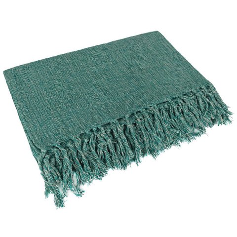 Manta para Sofá Verde Água 2,40 X 1,80