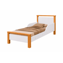 Ver imagem 5 de Mini Cama Infantil Branco e Mel com Laterais de Proteção e Pés em Madeira Maciça 157x78 cm