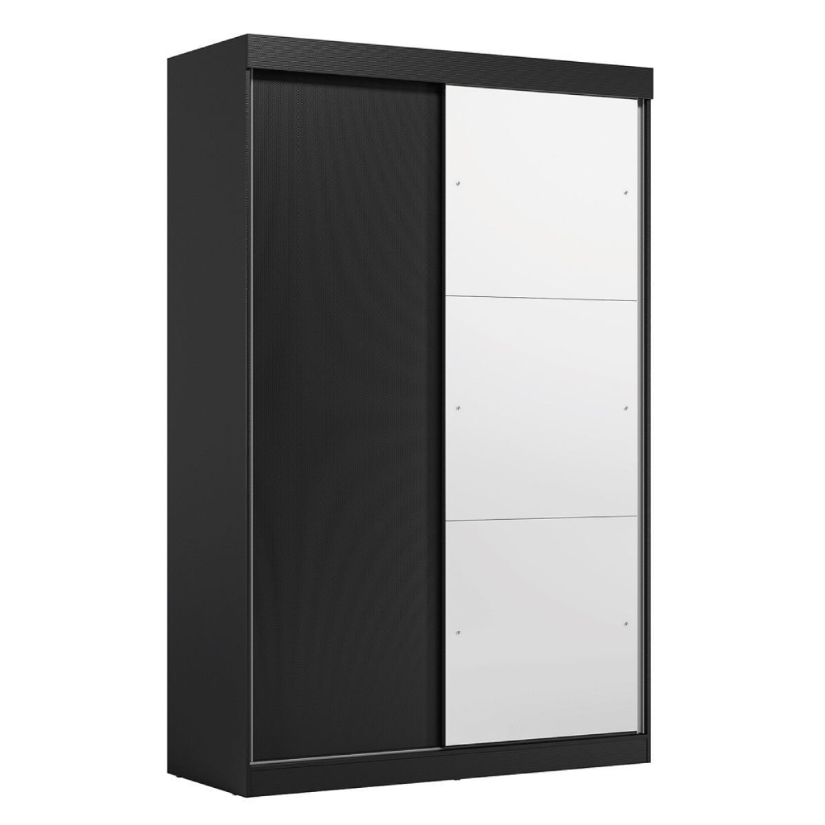Guarda-Roupa Solteiro com Espelho 2 Portas de Correr e 2 Gavetas Peônia Yescasa Preto Prime TX é boa?