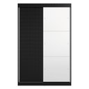 Ver imagem 2 de Guarda-Roupa Solteiro 2 Portas de Correr 2 Gavetas e Espelho Peônia Yescasa