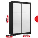 Ver mais imagens de Guarda-Roupa Solteiro 2 Portas de Correr 2 Gavetas e 6 Espelhos Peônia Yescasa