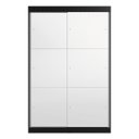 Ver imagem 5 de Guarda-Roupa Solteiro 2 Portas de Correr 2 Gavetas e 6 Espelhos Peônia Yescasa