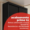 Ver imagem 7 de Guarda-Roupa Solteiro 2 Portas de Correr e 2 Gavetas Peônia Yescasa Preto Prime TX